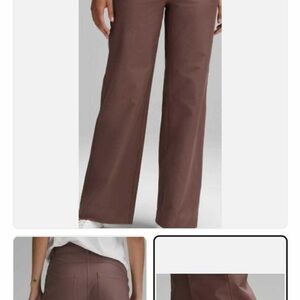 Elegant Brown Women's Wide-Leg Pants